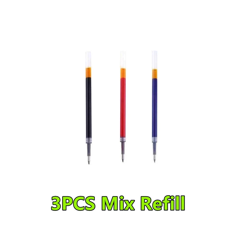 1-12PCS Retractable Red Blue Black Ink Gel Pens Colored Aesthetic Stationery Pen Supplies Ballpoint Office Pencil Writing School