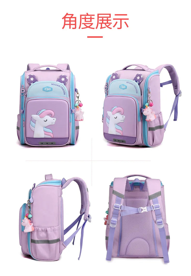 Children's Backpack 2023 Cute Cartoon Fashion New Style Bags Student 2nd To 5th Grade Women's Lightweight Splashproof Backpack