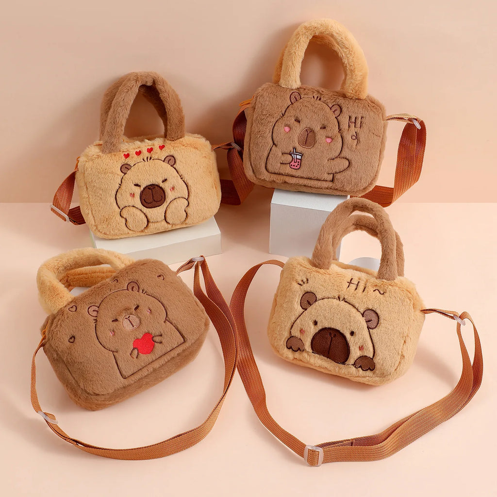 2025 Cartoon Plush Dolphin Shoulder Bag Children's Cute Crossbody Bags for Girl Handbag Kids Crossbody Bag Coin Purse Cpin Pouch