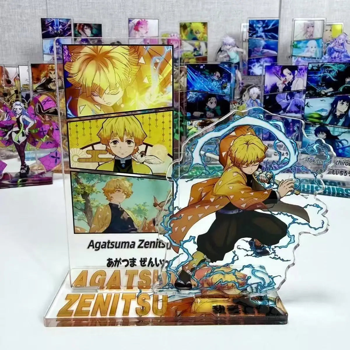 Demon Slayer Creative Double Standee Anime Desktop Decoration, Exquisite Ornament, Gift for Friends or Collection