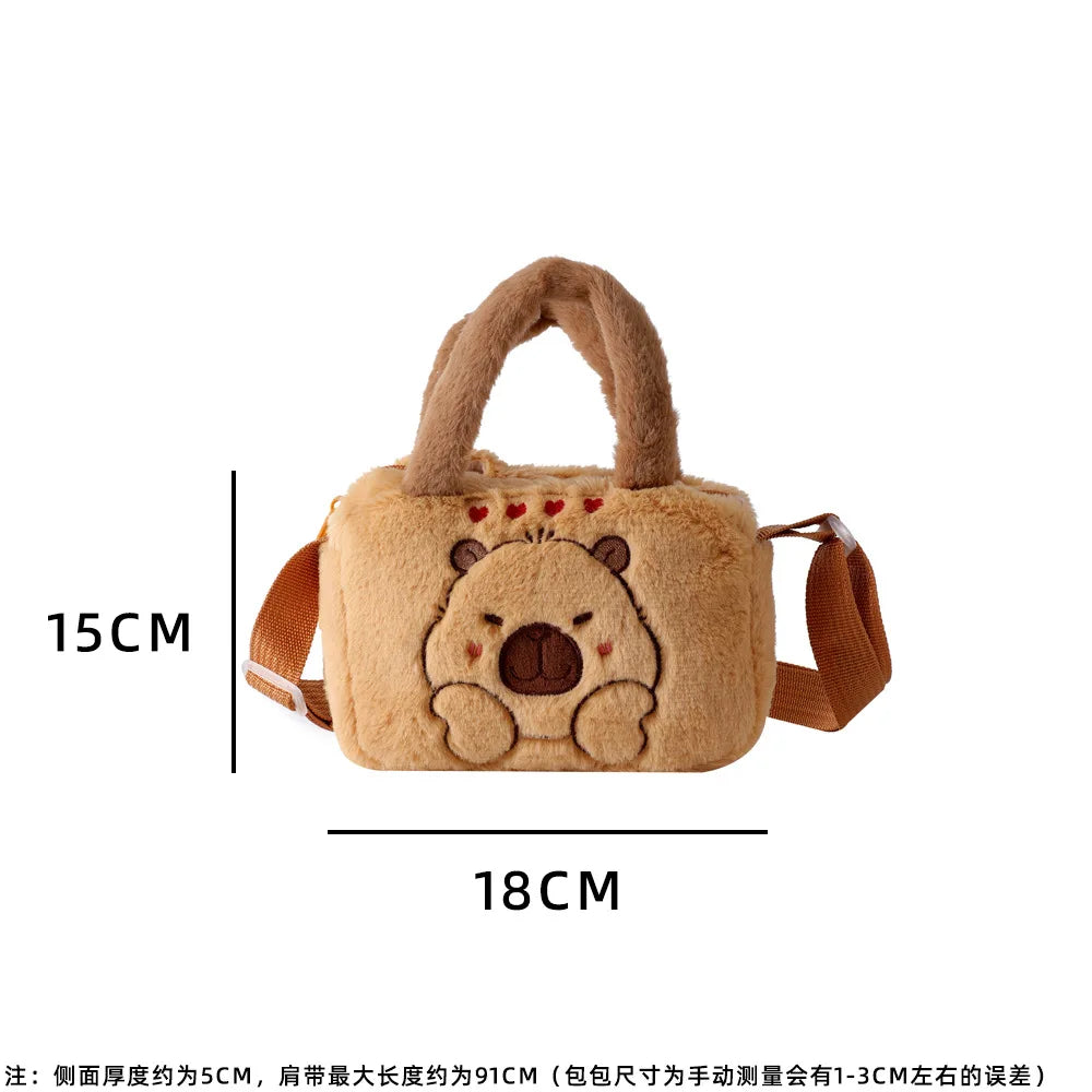 2025 Cartoon Plush Dolphin Shoulder Bag Children's Cute Crossbody Bags for Girl Handbag Kids Crossbody Bag Coin Purse Cpin Pouch