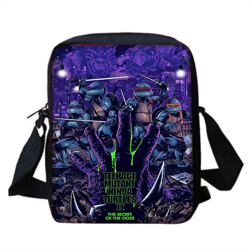 Child Backpacks Shoulder Bag Pencil Case Pupil Large Capacity For N-ninjas Turtless School Bags for Boys Girls Best Gift