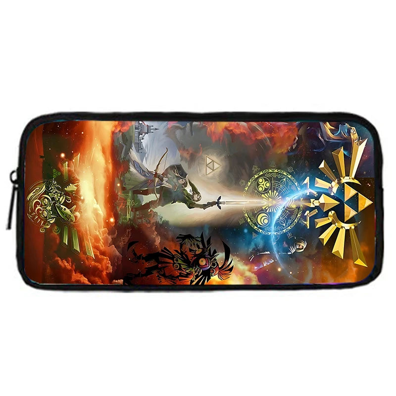 Child School The Legends of Zeldas Backpack with Lunch Bags ,Pencil Bags ,School Bags for Boys Girls Best Gift