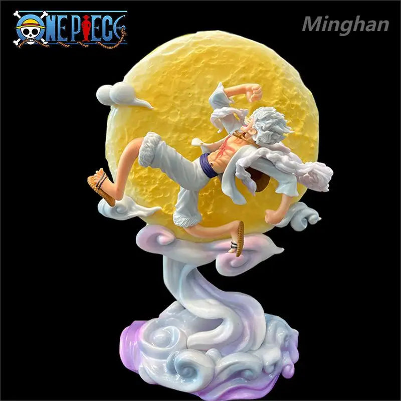 16cm/6.29in One Piece Anime Figure Monkey D Nika Luffy  Action Figure Statue Model Doll Collection Christmas Toys Gift