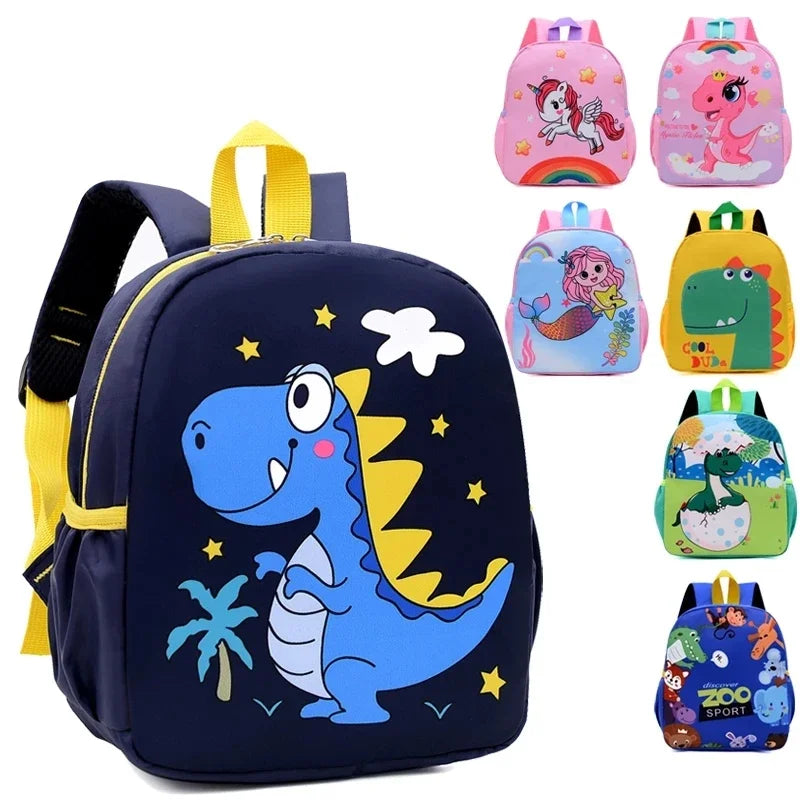 Boy Girl Kawaii Cartoon Kids SchoolBags Trendy Waterproof Bag Waterproof Kindergarten Primary School Bookbag Student Backpack