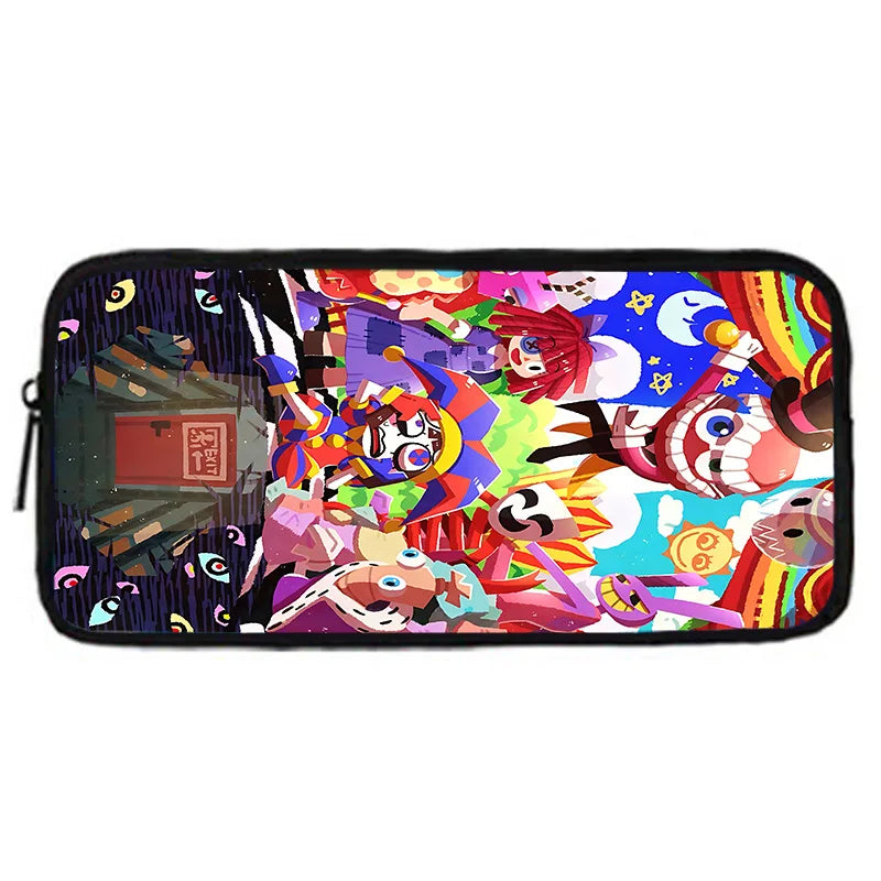 Cartoon A-AmazingS DigitalS Circus Child School Backpack with Lunch Bags ,Pencil Bags ,School Bags for Boys Girls Best Gift