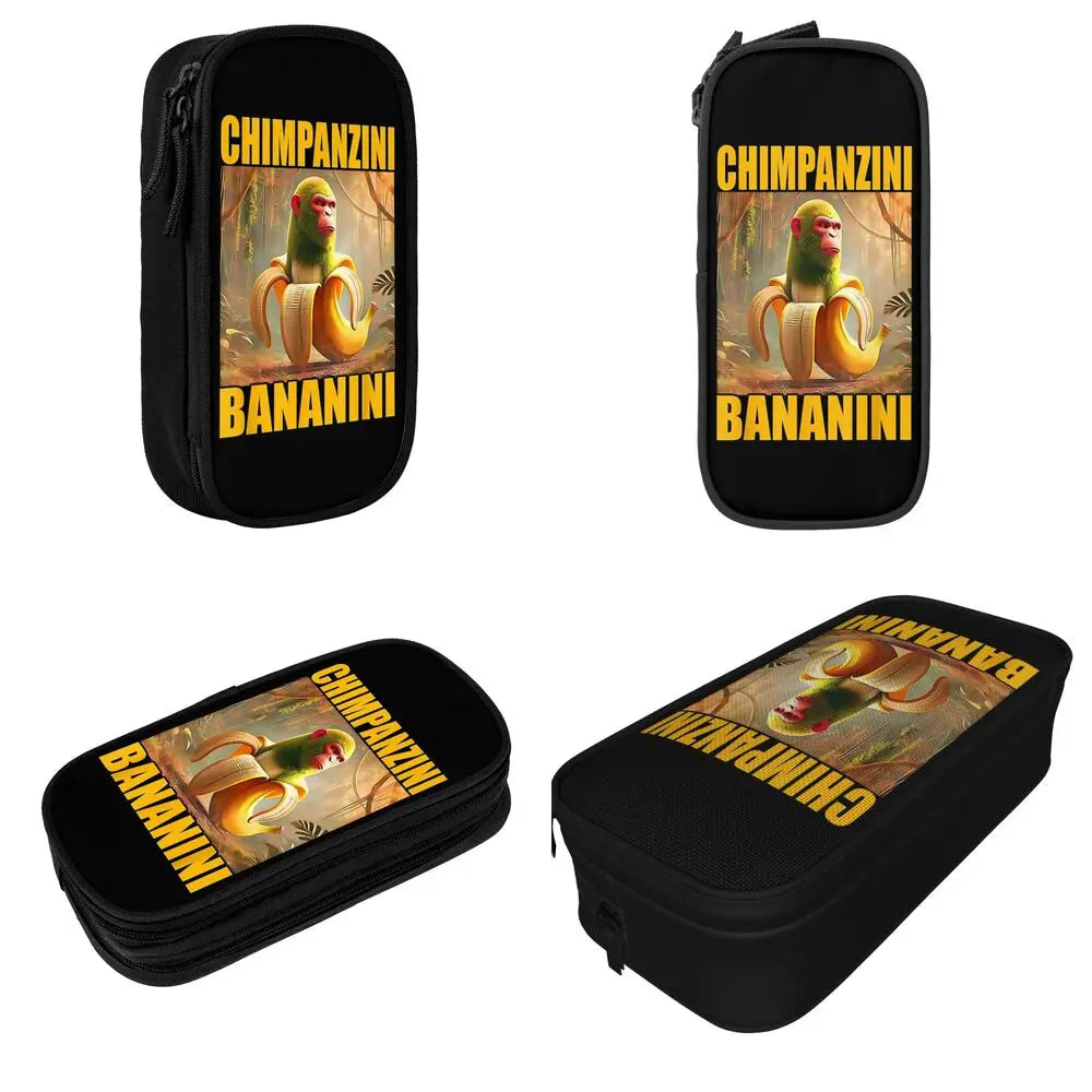 Italian Brainrot Tralalero Tralala Pencil Cases Pencil Pouch Pen Box for Student Big Capacity Bag School Supplies Stationery