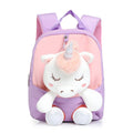 Plush 3D Unicorn Backpack for Girls Kids Children SchoolBag Cute Cartoon School Bags Kindergarten Preschool Baby Shoulder Bag