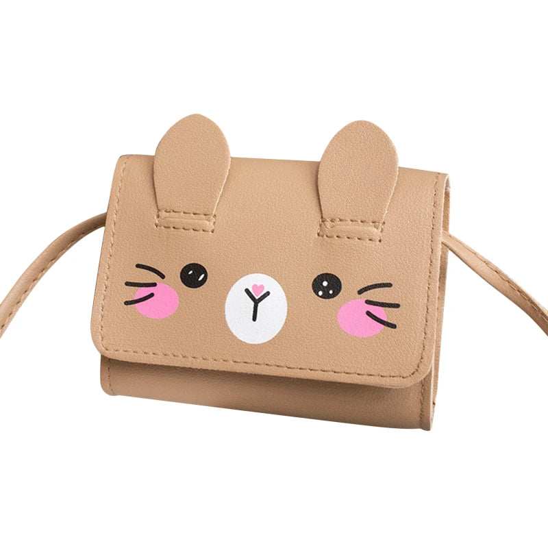 Children's Mini Handbags Hot Sale Princess Baby Girls PU Leather Small Shoulder Crossbody Bags Cute Kids Coin Purse Wallet