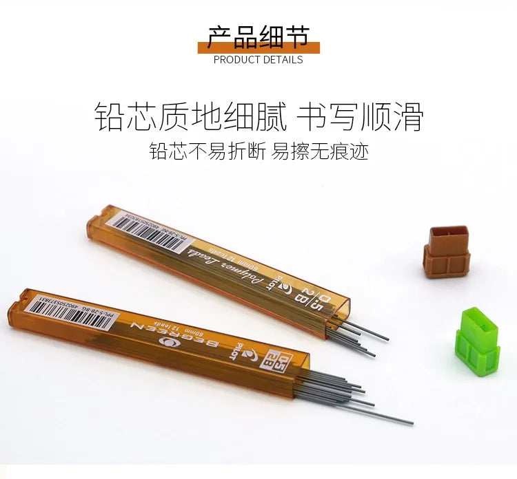 Automatic pencil refill 0.30.5 0.70.9 HB 2B lead replacement pilot