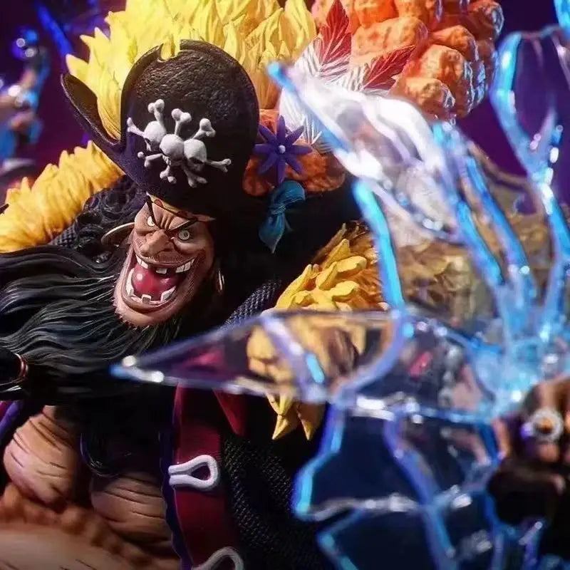 22CM One Piece Anime Figure Blackbeard Action Figurine Black Beard Marshall D Teach Gk Statue Model Collection Toy Gift