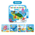 Reusable Water Drawing Doodle Book with Magic Pen, Kids Coloring Drawing Board, Early Educational Toy, Birthday Gift for Kids
