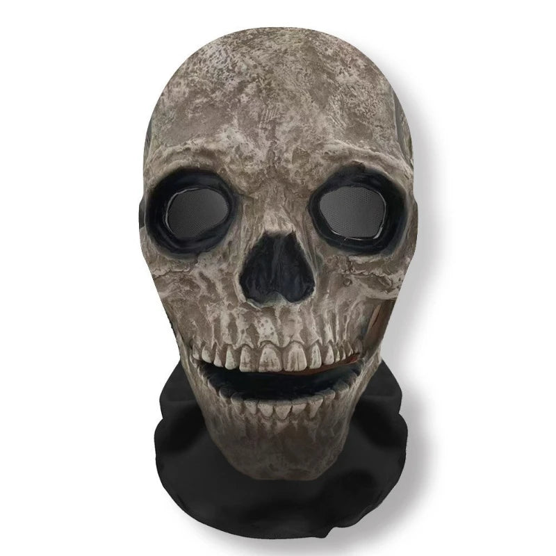 Halloween Ghost Face 3D Mask Balaclava Full Face Elastic Mesh Breathable Skull Headcovers Horror Party Halloween Cosplay Props