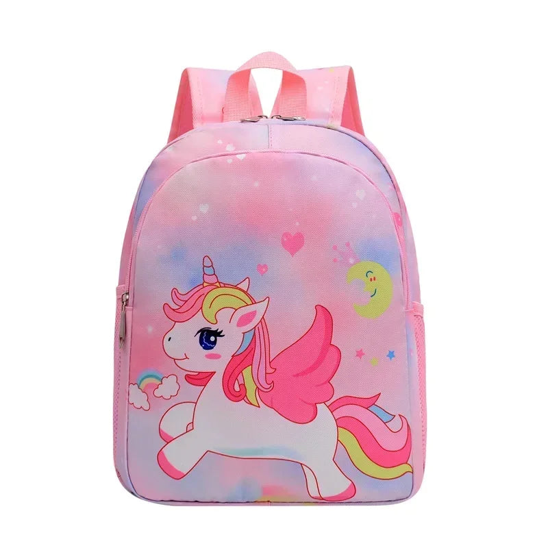 New Children Backpack Cartoon Cute Unicorn Mermaid Print Schoolbag Kindergarten Lightweight Schoolbag