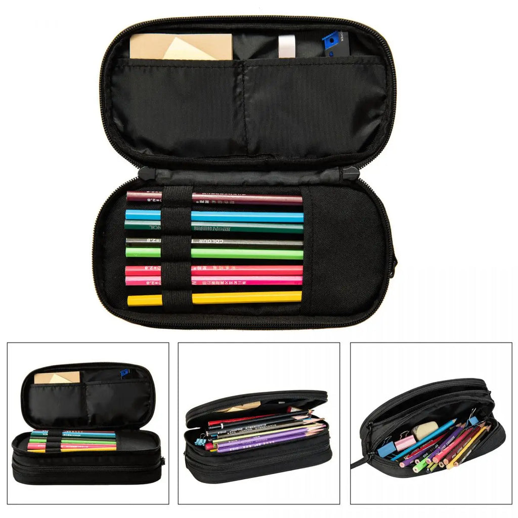 Italian Brainrot Tralalero Tralala Pencil Cases Pencil Pouch Pen Box for Student Big Capacity Bag School Supplies Stationery