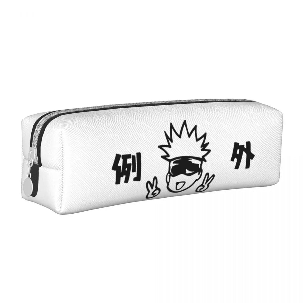 Jujutsu Kaisen Gojo Pencil Cases Pencilcases Pen Holder for Student Large Storage Pencil Bags School Supplies Gifts Stationery