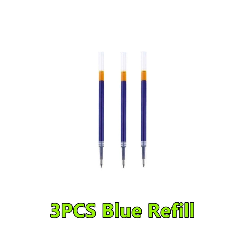 1-12PCS Retractable Red Blue Black Ink Gel Pens Colored Aesthetic Stationery Pen Supplies Ballpoint Office Pencil Writing School