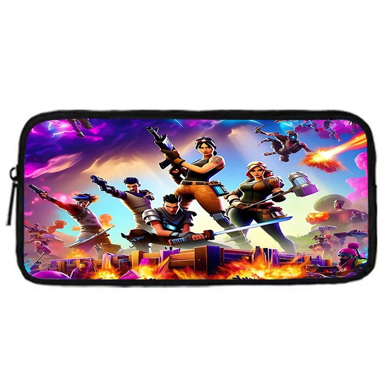 Hot Game Child Backpacks Lunch Bag Pencil Case Pupil Large Capacity Design-F-FortniteS School Bags For Boy Girl Best Gift