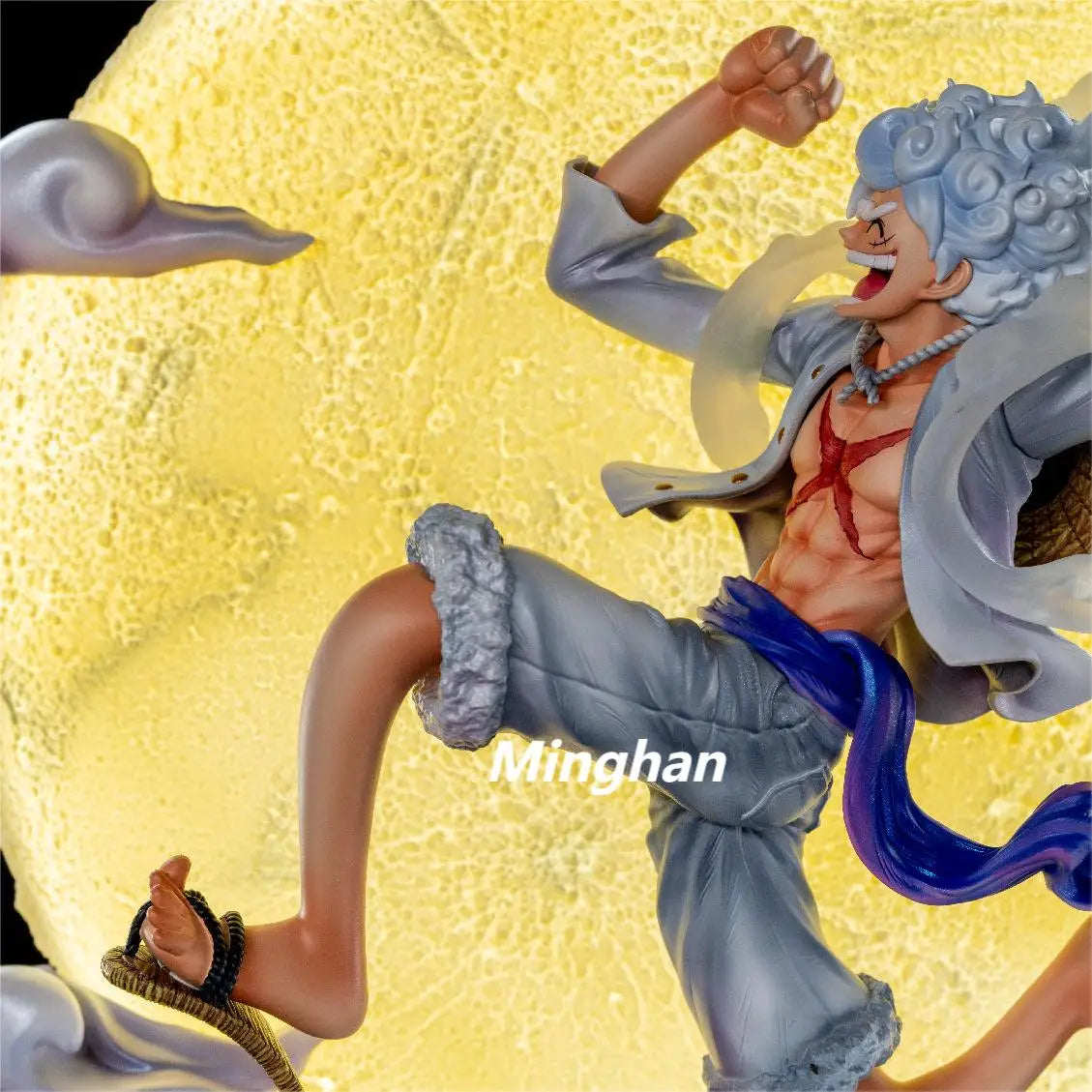 16cm/6.29in One Piece Anime Figure Monkey D Nika Luffy  Action Figure Statue Model Doll Collection Christmas Toys Gift